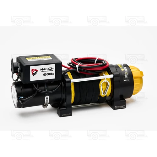 Kép 3/9 - Macon ATV 6000S elektromos csörlő, 17m szintetikus kötéllel