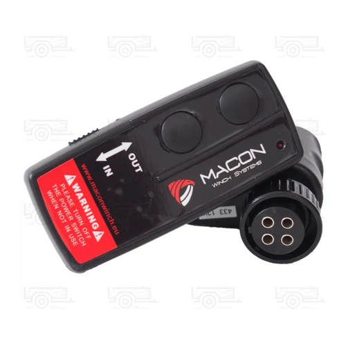 Kép 6/9 - Macon ATV 6000S elektromos csörlő, 17m szintetikus kötéllel