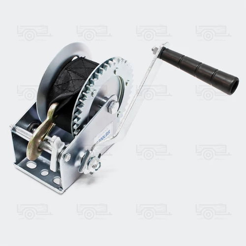 Kép 2/3 - Wiltec 550H, kézi csörlő, max. 550 kg, 7 méter hevederrel