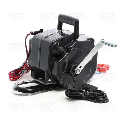 Kép 5/7 - Wiltec elektromos csörlő,12V 280W, max. 2250 kg, 1,38m/min, 10,5 méter szintetikus kötéllel