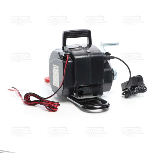 Kép 6/7 - Wiltec elektromos csörlő,12V 280W, max. 2250 kg, 1,38m/min, 10,5 méter szintetikus kötéllel