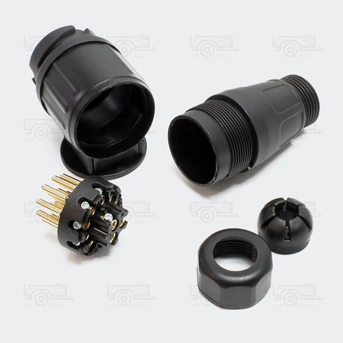 Kép 3/4 - 10 db Dugós csatlakozó 13 pólusú - műanyag