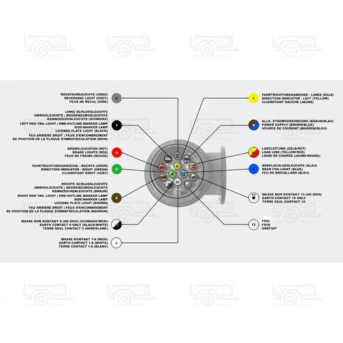 Kép 4/4 - 10 db Dugós csatlakozó 13 pólusú - műanyag