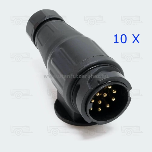 10 db Dugós csatlakozó 13 pólusú - műanyag