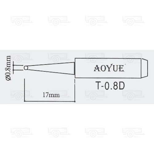Kép 3/3 - AOYUE forrasztóállomás SMD forrasztópáka - ESD-SAFE