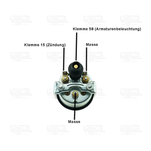 Kép 3/3 - Feszültség mérő 16-32V, Ø 52 mm