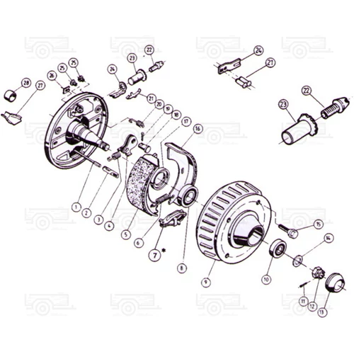 Rögzítőtengely 2361