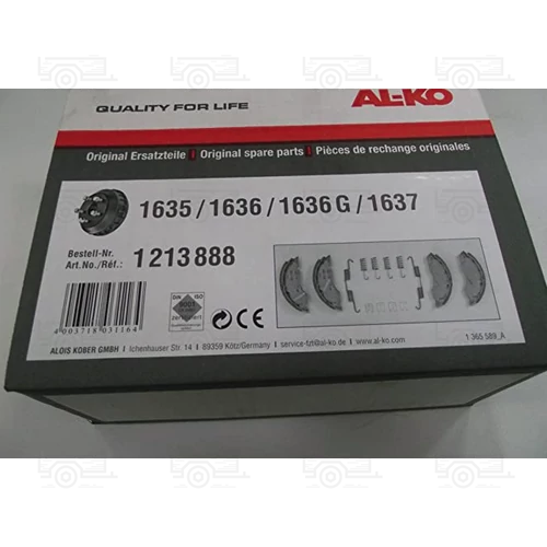 Kép 2/2 - AL-KO fékpofa szett 160x35