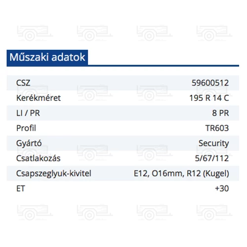 Kép 2/2 - Gumiabroncs 195 R 14 C