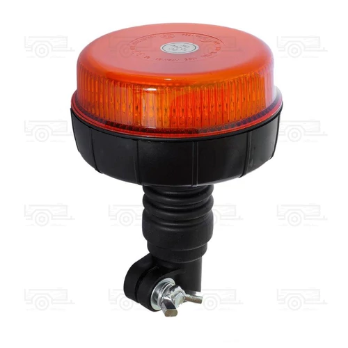 Villogó lámpa narancs 12 LED,12/24 V, csavaros