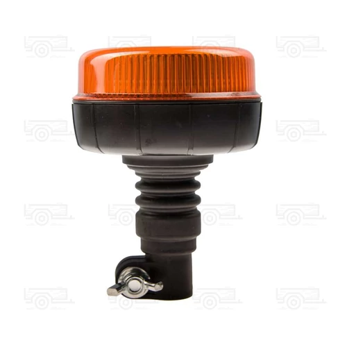 Kép 2/2 - Villogó lámpa narancs 12 LED,12/24 V, csavaros