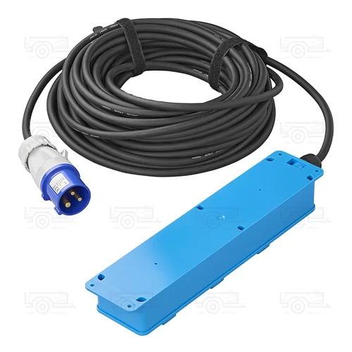 Kép 3/7 - CEE, H07RN-F, 3-utas, Schuko aljzat, 20 m, 3x1,5 mm²