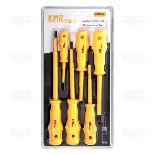 Csavarhúzó készlet, 6 darabos