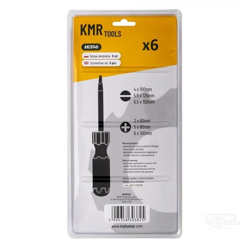 Kép 3/3 - Csavarhúzó készlet, 6 darabos