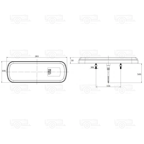 Kép 4/4 - LED hátsó lámpa dinamikus kijelzővel 12 / 24V L1830