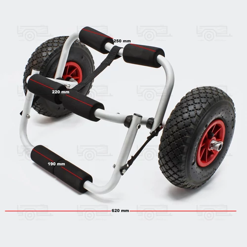 Kép 3/6 - Aluminium szállítókocsi max. 45 kg kajak-kenu