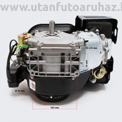 Kép 4/6 - LIFAN 168 Benzinmotor 4,8kW (6,5PS) öninditóval