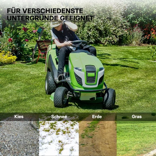 Kép 2/3 - Fűnyíró traktor gumi 18x8.50-8, tömlő nélkül szerelhető