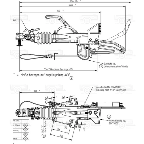 Kép 4/4 - KNOTT Vonófej KFGL 35  K35CN3. 3500KG