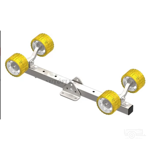 Görgős támasz 2 tengelyes