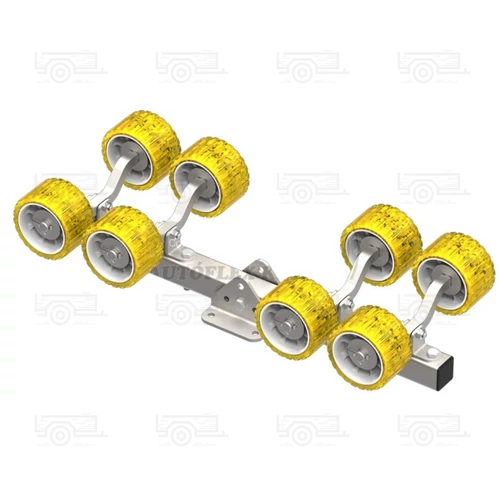 KNOTT Görgős támasz csónakhoz 4 tengelyes