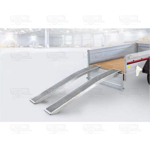 Knott aluminium rámpa, íves 150 cm 400 kg teherbírás