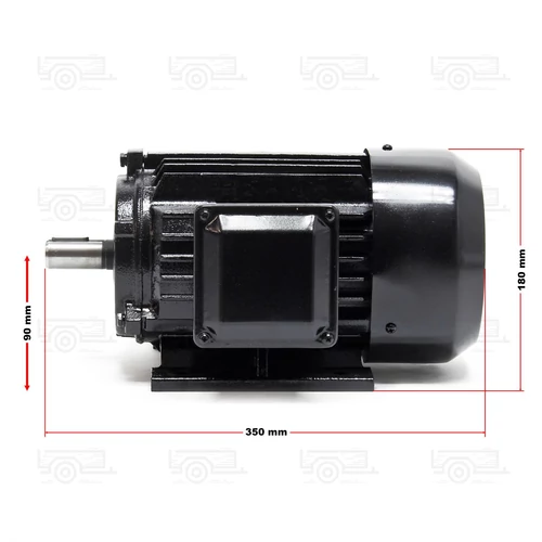 Kép 4/7 - 3 fázisú villanymotor 400V 2,2kW (3LE) - indító kondenzátorral