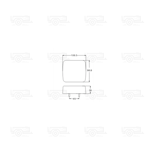 Kép 2/2 - LED hátsó lámpa L184445