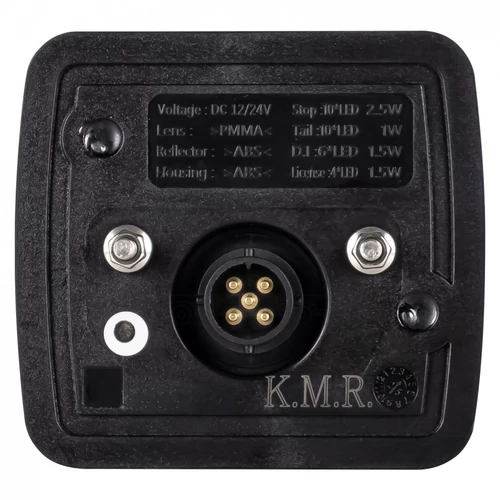 Kép 3/5 - KMR bal hátsó lámpa LED, bajonet csatlakozóval 12/24V