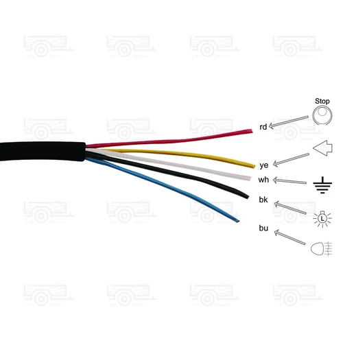 Kép 5/5 - Multipa MD-36 hátsó lámpa ködlámpával, izzókkal, vezetékes bekötés, bal