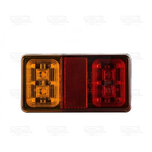 LED hátsó lámpa rendsz.vil.nélkül, bajonet csatlakozóval - 150x80mm