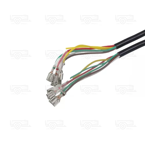 Kép 2/2 - Utánfutó elektromos kábel köteg, 7 pólusú dugvillával, 7 méter , csúszósarus kábelvégekkel