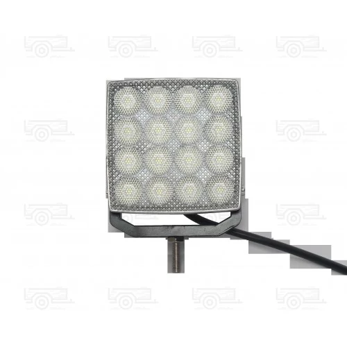 Kép 5/5 - TruckLED munkalámpa, terítő fénnyel szögletes, 48 watt, 12/24 V