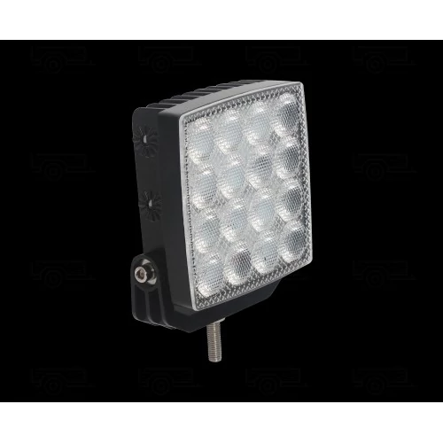 Kép 4/5 - TruckLED munkalámpa, terítő fénnyel szögletes, 48 watt, 12/24 V