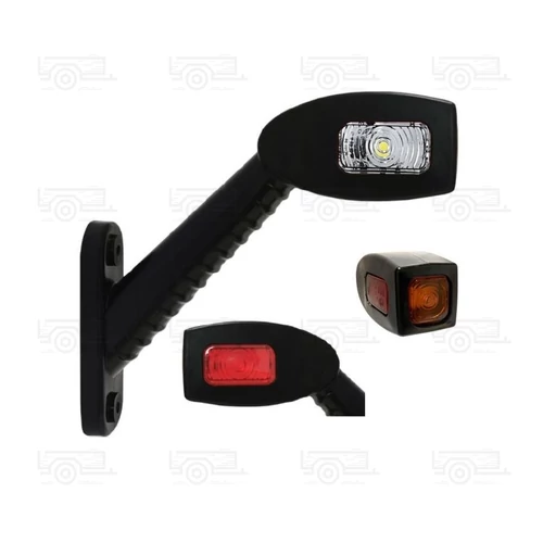 Kamar KMR9 LED szélességjelző lámpa, 177 mm, bal oldali
