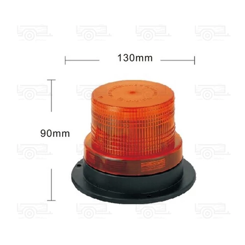 Kép 2/3 - Villogó lámpa narancssárga 40 LED 12 / 24 V, E9, ECE R10