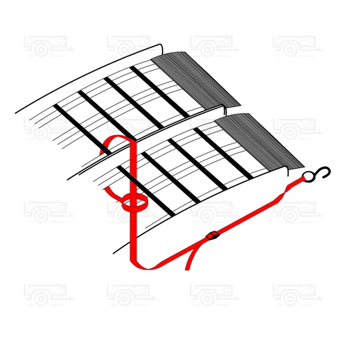 Kép 4/5 - Aluminium rámpa 220 cm 340 kg teherbírás