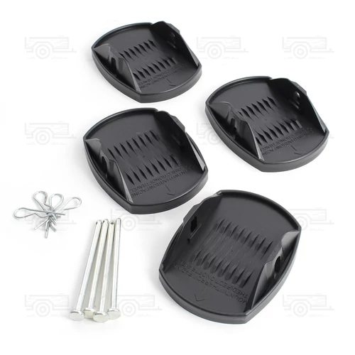 Kép 7/9 - 4 db alátétlemez - 180 x 145 mm - fém tüskével