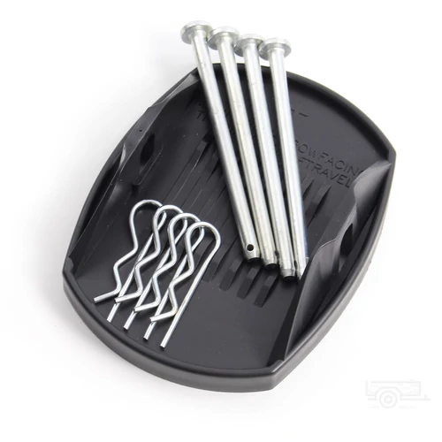 Kép 4/9 - 4 db alátétlemez - 180 x 145 mm - fém tüskével