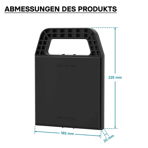 Kép 7/8 - 4 db-os alátétlemez szett -225 x 165 x 20 mm