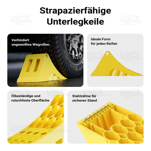 Kép 6/8 - 2 db kerékék 6,5 tonnáig, csúszásmentes - 478 x 200 x 230 mm