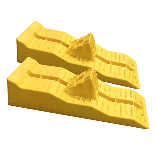 Szintező rámpa szett 40/70/100 mm magassági fokozat- 3 tonna teherbírás, ékkel együtt szállítva