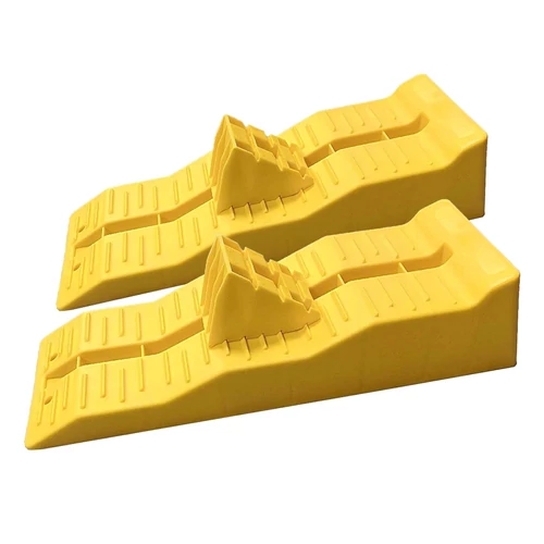 Kép 3/3 - Szintező rámpa szett 40/70/100 mm magassági fokozat- 3 tonna teherbírás, ékkel együtt szállítva