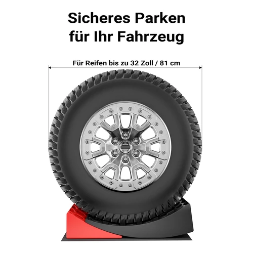 Kép 2/7 - Szintező rámpa, 13 tonnás teherbírással - 10 cm-ig állítható kiegyenlítő ékek