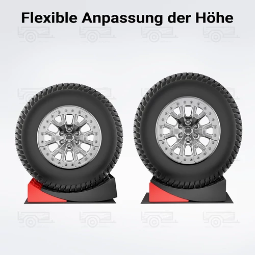 Kép 3/7 - Szintező rámpa, 13 tonnás teherbírással - 10 cm-ig állítható kiegyenlítő ékek