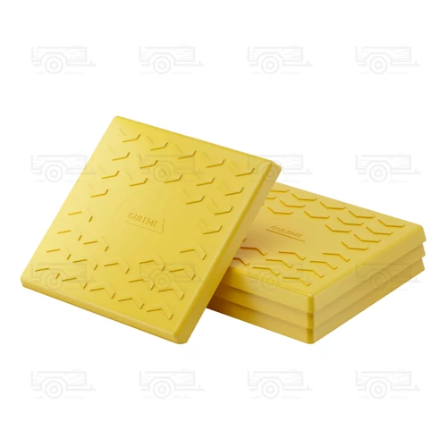 4 db HDPE alátétlemez szett - 218 x 218 x 10 mm - 1000 kg tererbírás