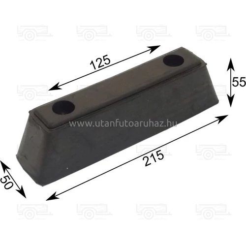 Ütköző gumi 215X50X55