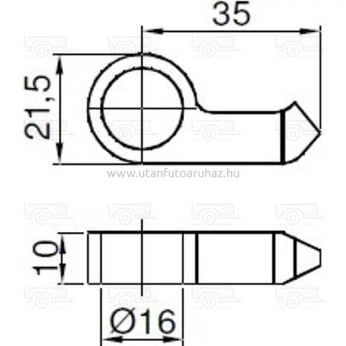 Kép 2/5 - Süllyesztett oldalzár