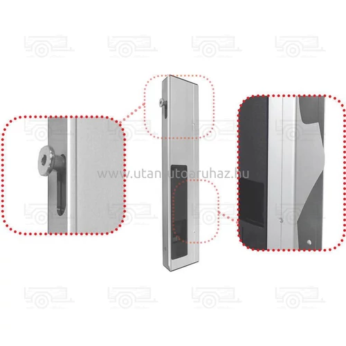 Csapos zár 400 30mm bal