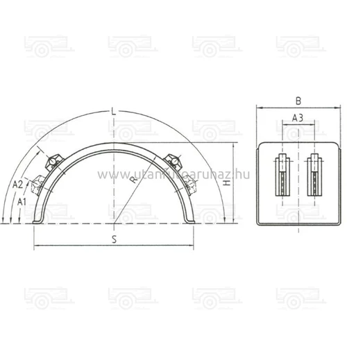 Kép 2/2 - Sárvédő 410/1240